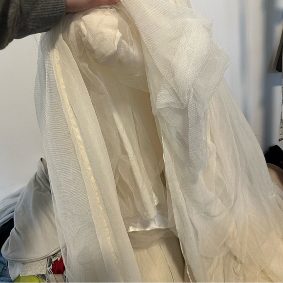 New joyfolie maia impact dress in cream tulle high low Ballgown wedding dress - Picture 10 of 16